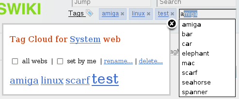 Screenshot of experimental jQuery UI